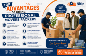 Benefits of hiring professional packers and movers for safe relocation